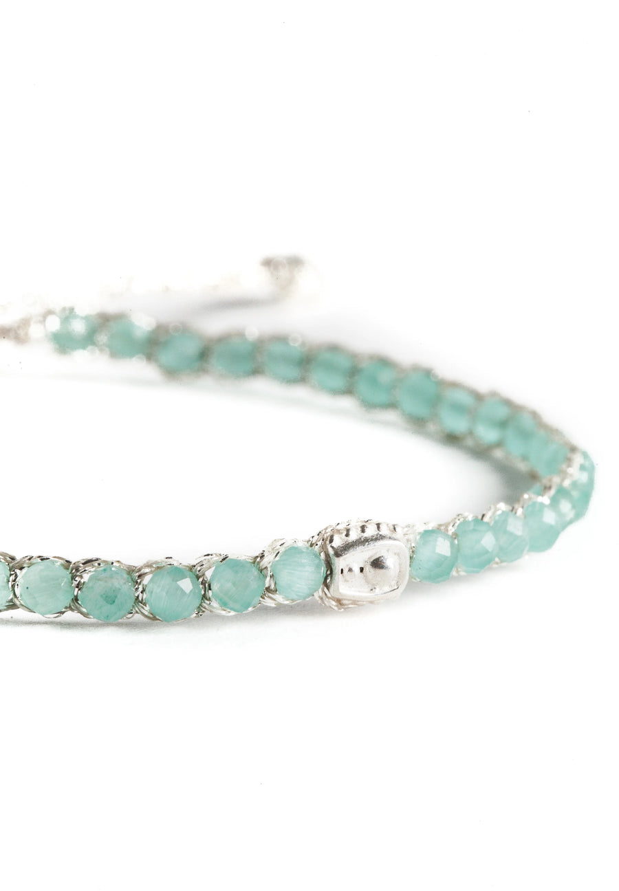 Chalcedony Bracelet | Silver