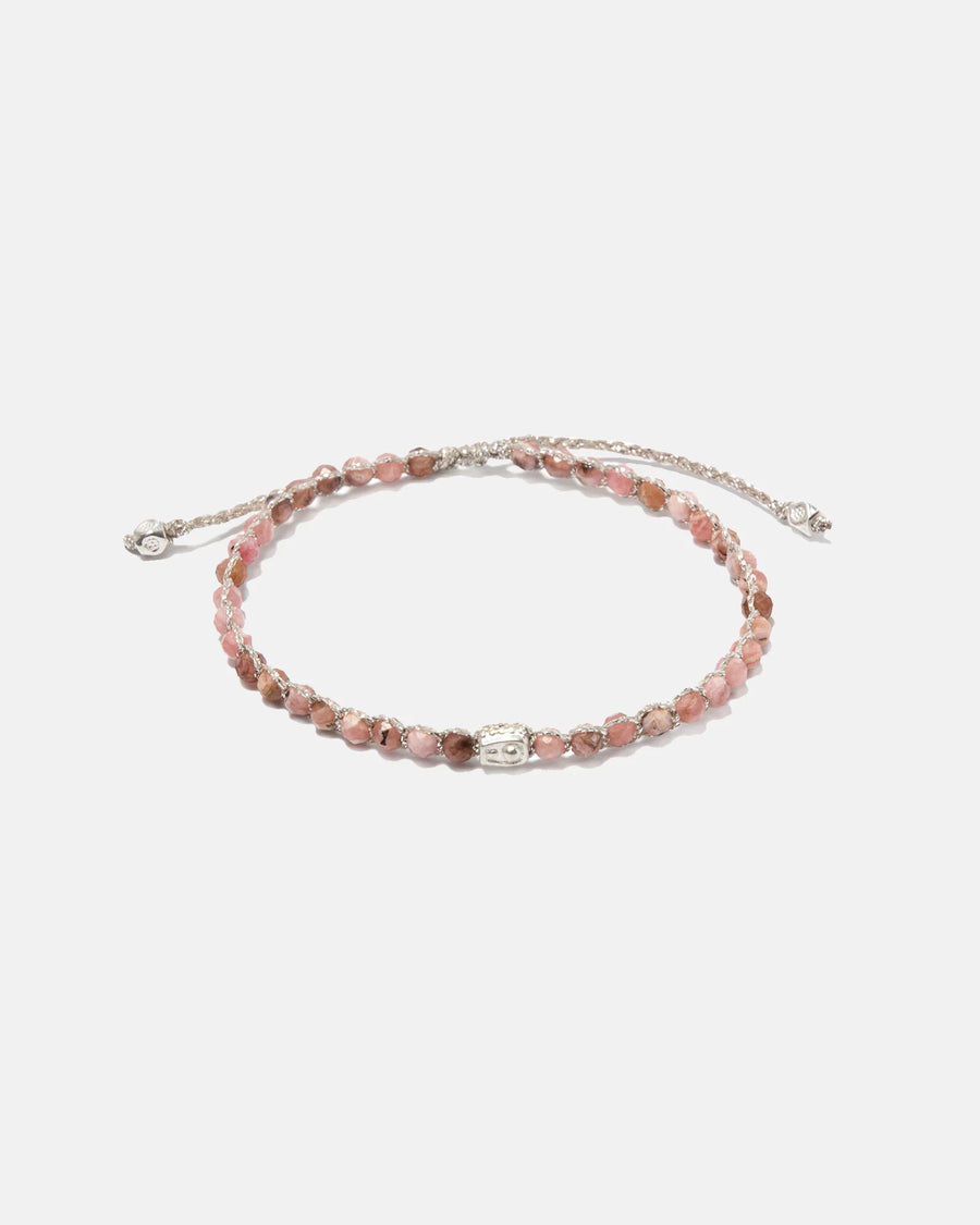 Rhodochrosite Bracelet | Silver