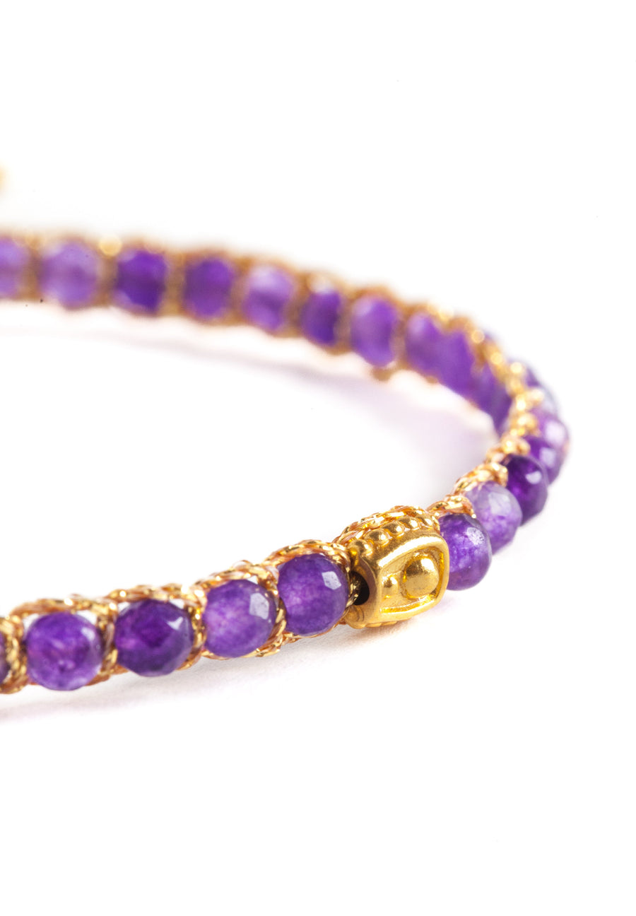 Pulsera de Amatista | Oro