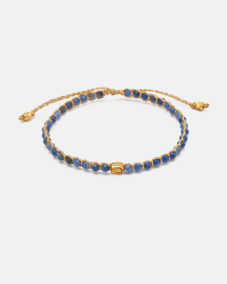 Pulsera Sodalita Azul | Oro