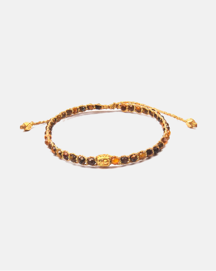 Pulsera de Ojo de Tigre | Oro